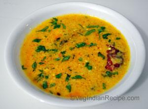 Yellow Gujarati Kadhi Recipe